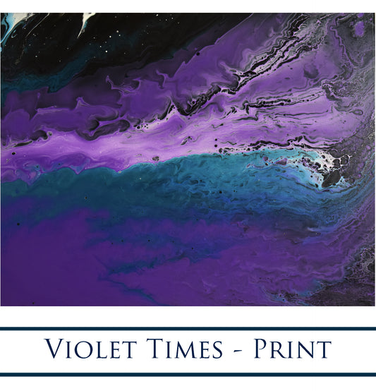 Giclee Print of Original Painting "Violet Times"