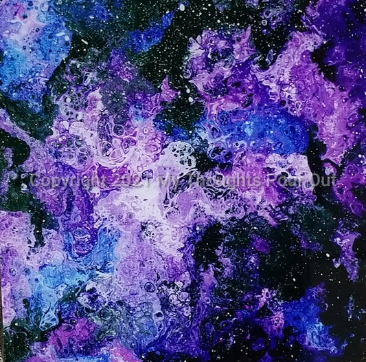 "Galaxy" GICLEE PRINT of the Original Acrylic Pour Painting