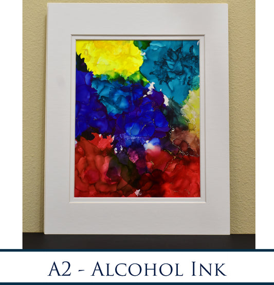"A2" GICLEE PRINT of Original Alcohol Ink Paintings
